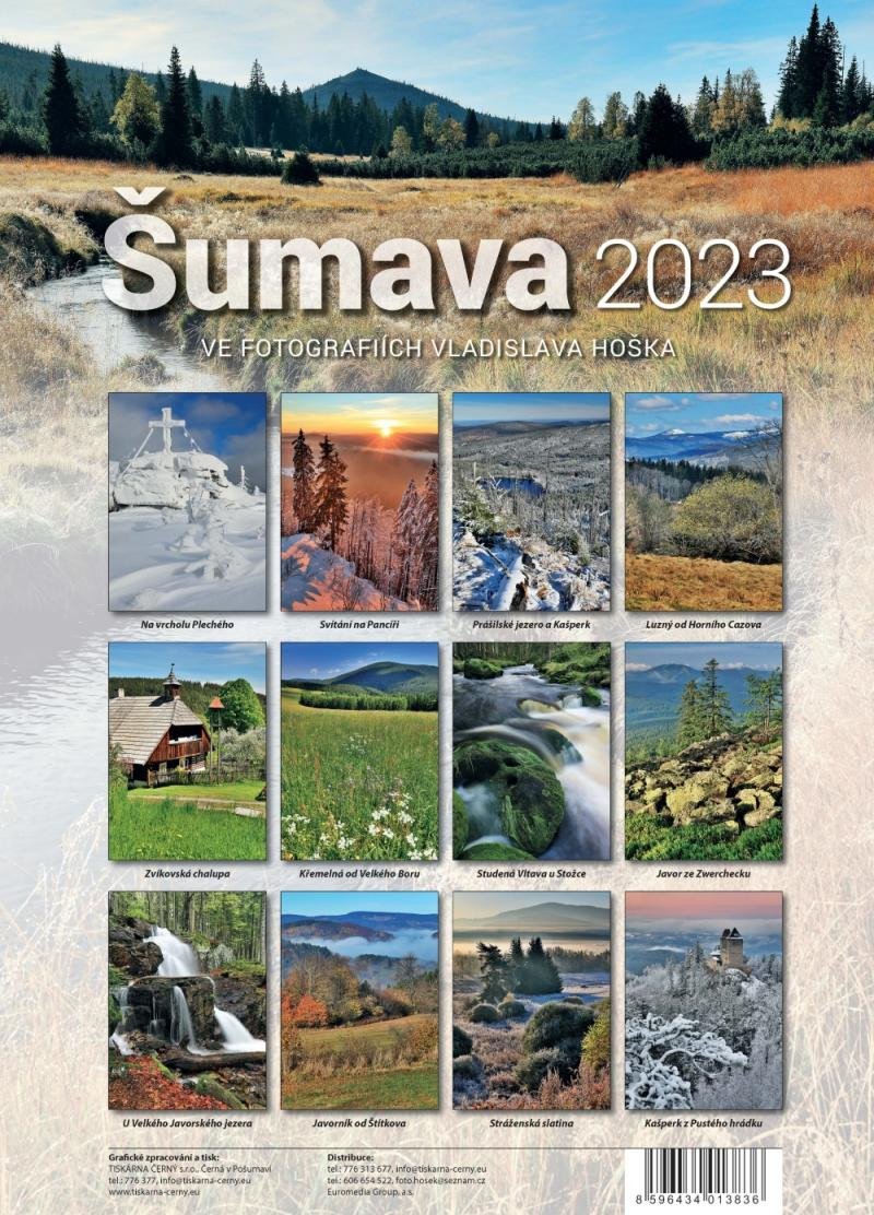 2023 ŠUMAVA NÁSTĚNNÝ