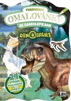 DINOSAUŘI - TVAROVANÉ OMALOVÁNKY SE SAMOLEPKAMI