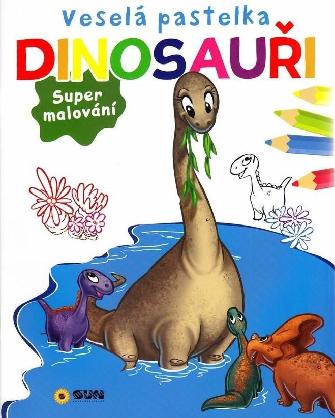 VESELÁ PASTELKA DINOSAUŘI