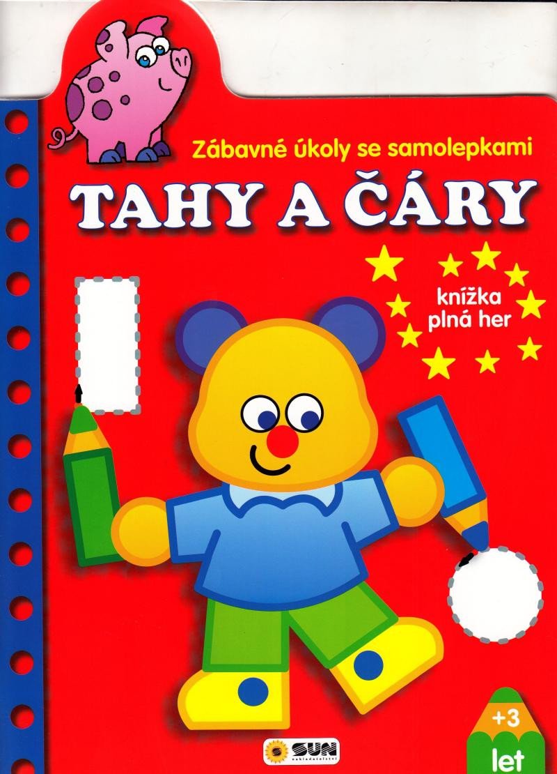 TAHY A ČÁRY-ZÁBAVNÉ ÚKOLY SE SAMOLEPKAMI