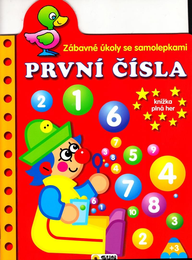 PRVNÍ ČÍSLA-ZÁBAVNÉ ÚKOLY SE SAMOLEPKAMI