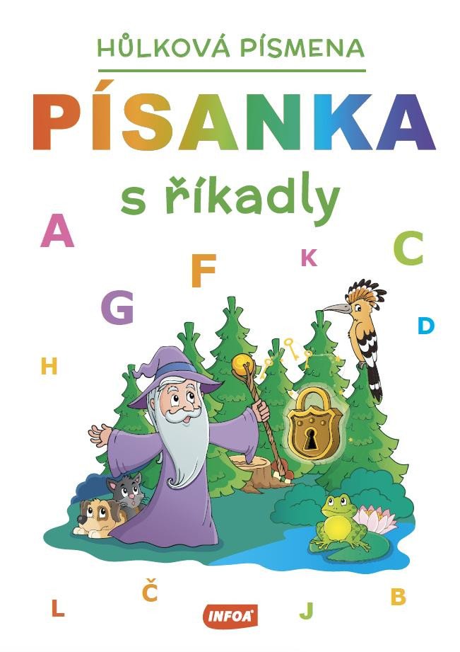 PÍSANKA S ŘÍKADLY - HŮLKOVÁ PÍSMENA