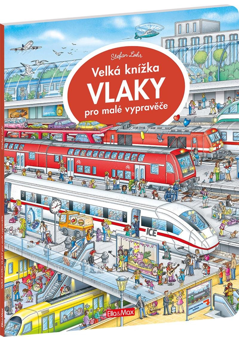 VELKÁ KNÍŽKA VLAKY PRO MALÉ VYPRAVĚČE