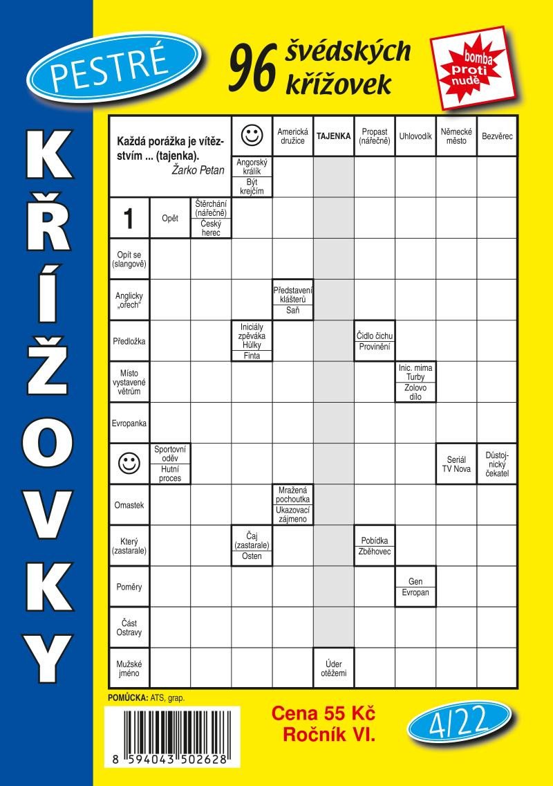 PESTRÉ KŘÍŽOVKY 4/2022