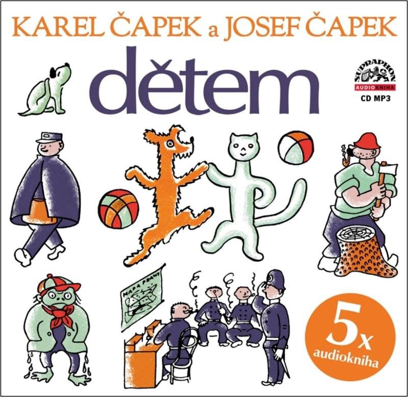 KAREL ČAPEK A JOSEF ČAPEK DĚTEM - CDMP3 (AUDIOKNIHA)