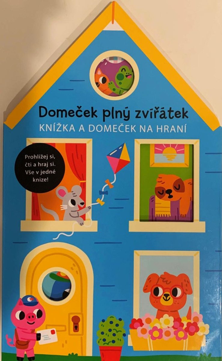 DOMEČEK PLNÝ ZVÍŘÁTEK - KNÍŽKA A DOMEČEK