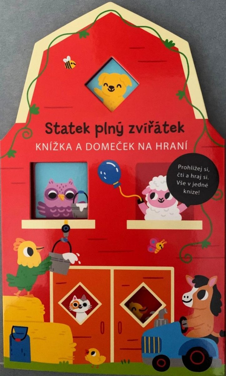 STATEK PLNÝ ZVÍŘÁTEK - KNÍŽKA A DOMEČEK