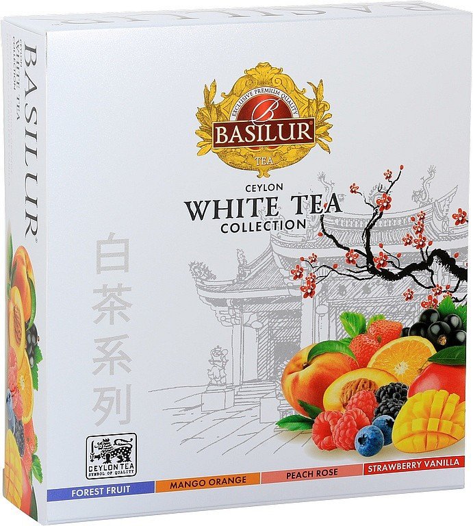ČAJ BASILUR 4289 WHITE TEA COLLECTION ASSORTED [40 SÁČKŮ]