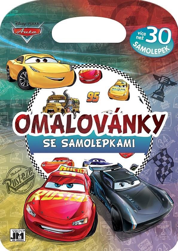 OMALOVÁNKY TVAROVANÉ SE SAMOLEPKAMI AUTA