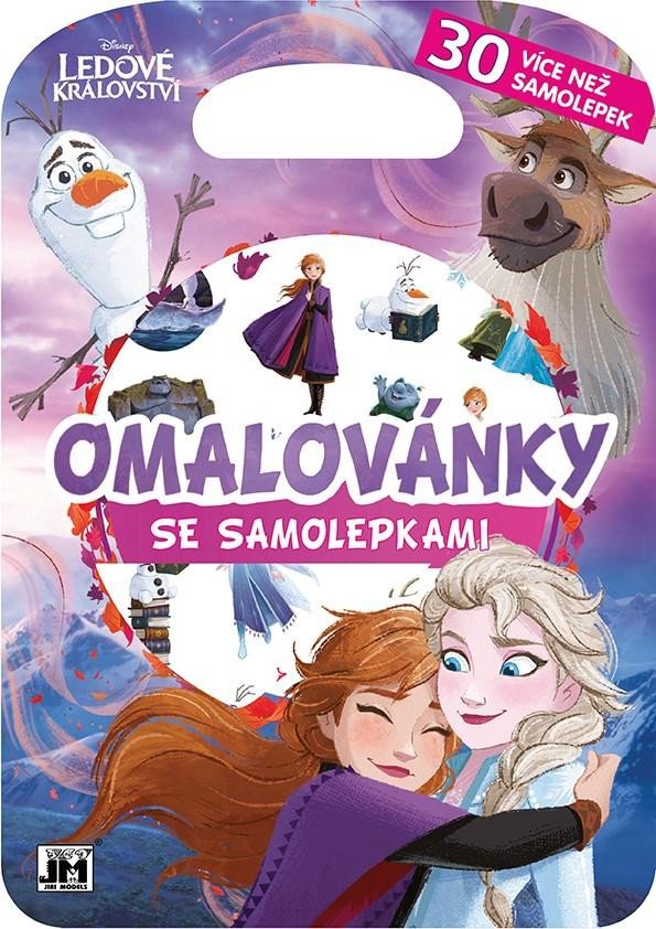 LEDOVÉ KRÁLOVSTVÍ OMALOVÁNKY SE SAMOLEPKAMI