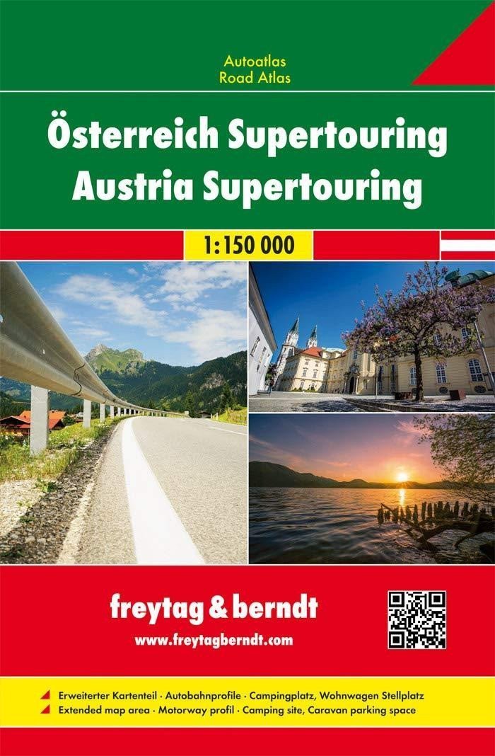 Obálka knihy RAKOUSKO 1:150 000 AUTOATLAS SUPERTOURING od autora <br>