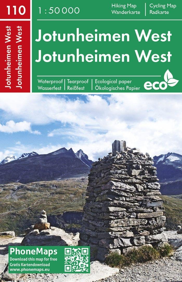 JOTUNHEIMEN WEST 1:50 000 PNM 110