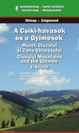 A CSÍKI - HAVASOK ÉS A GYIMESEK 1:50 000