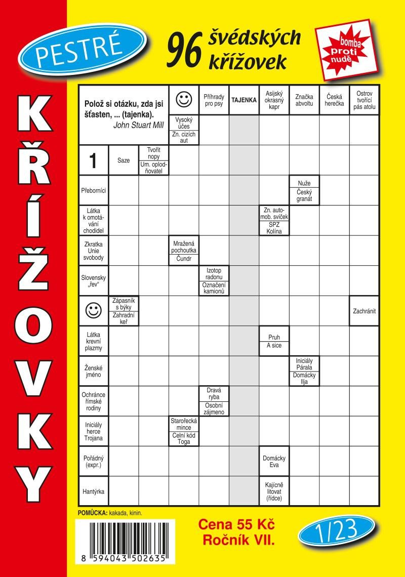 PESTRÉ KŘÍŽOVKY 1/2023