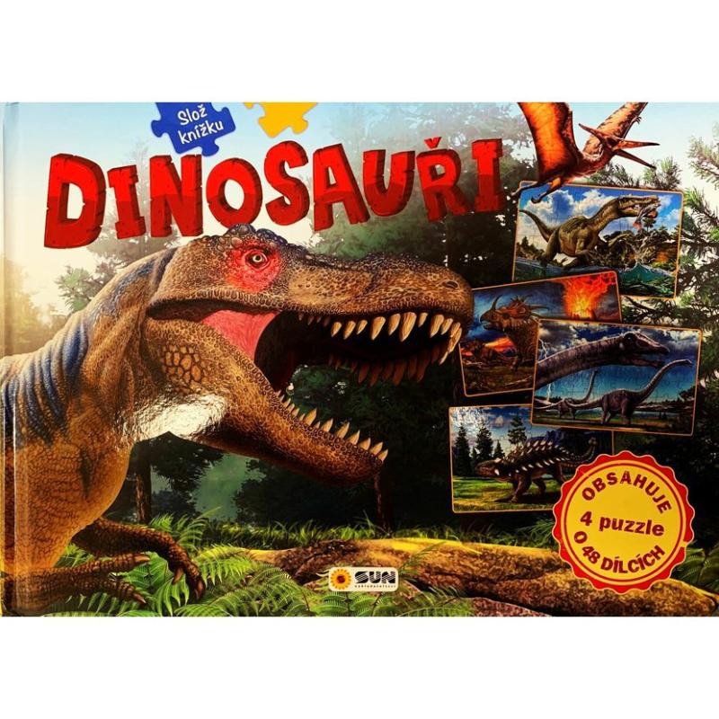 DINOSAUŘI-4 X PUZZLE