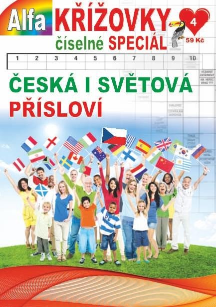 KŘÍŽOVKY ČÍSELNÉ SPECIÁL 4/2022 - ČESKÁ I SLOV. PŘÍSLOVÍ