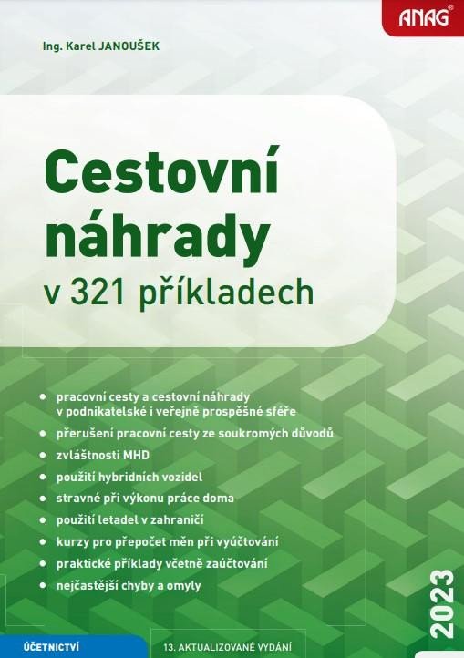 CESTOVNÍ NÁHRADY V 321 PŘÍKLADECH 2023