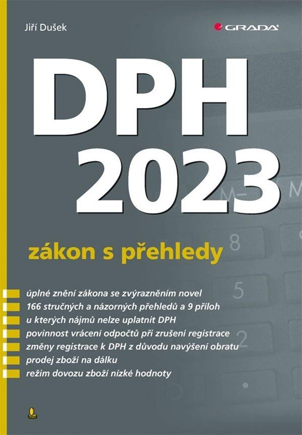 DPH 2023 ZÁKON S PŘEHLEDY