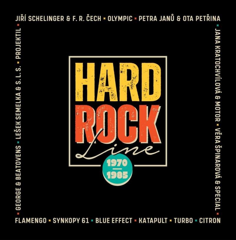 CD HARD ROCK LINE 1970-1985 - 2 CD