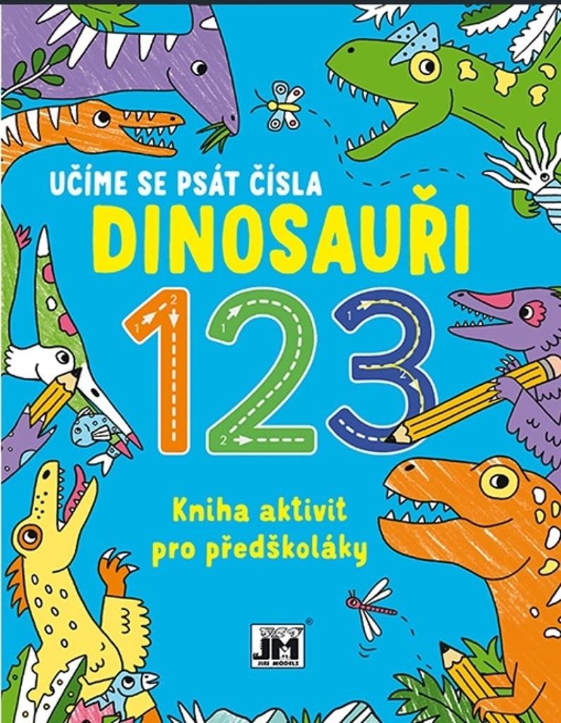 UČÍME SE PSÁT ČÍSLA DINOSAUŘI 123