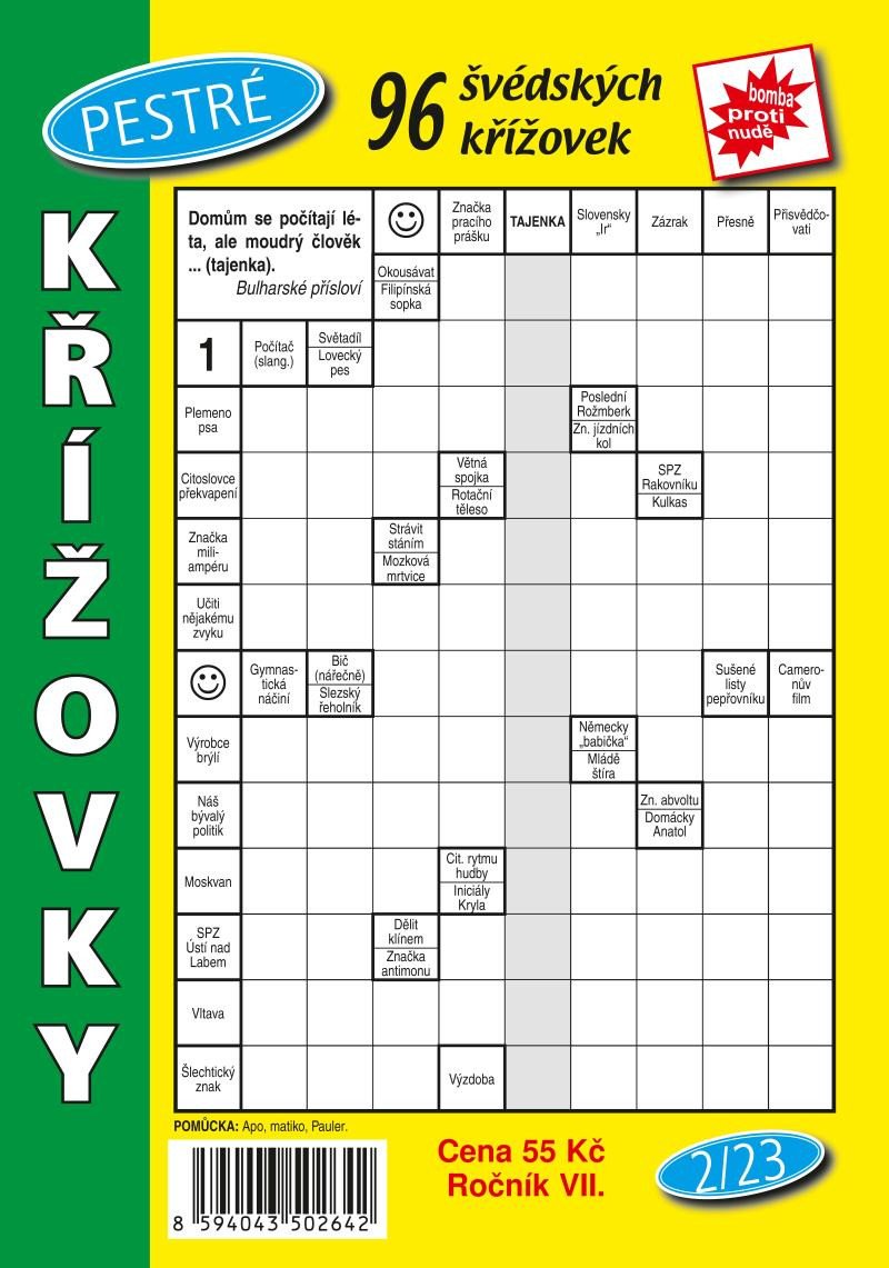 PESTRÉ KŘÍŽOVKY 2/2023