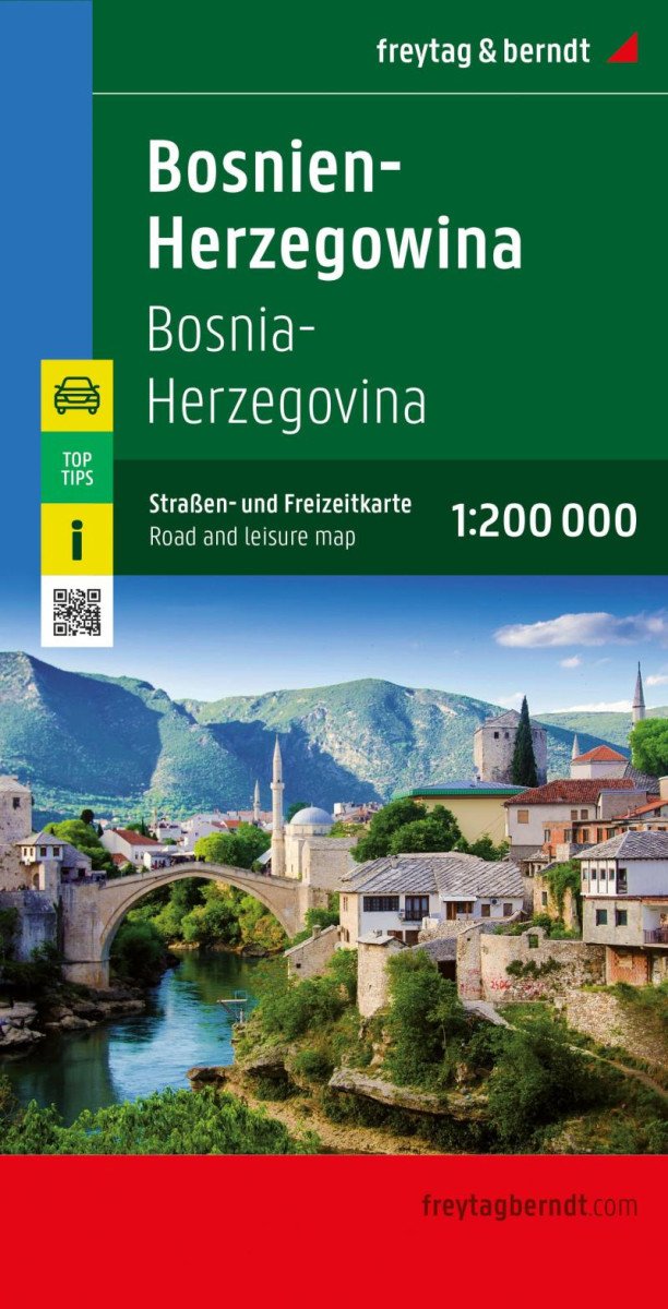 BOSNA A HERCEGOVINA 1:200 000 AUTOMAPA