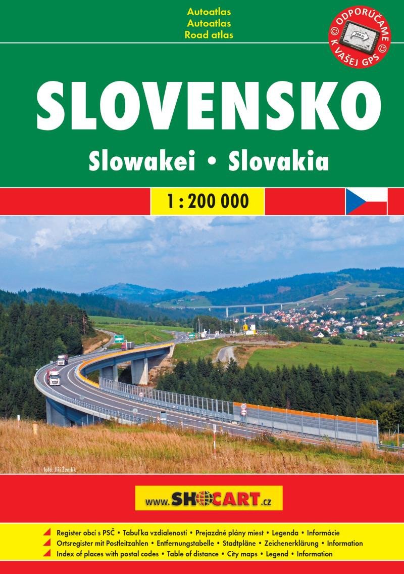 SLOVENSKO AUTOATLAS A5 SPIRÁLA