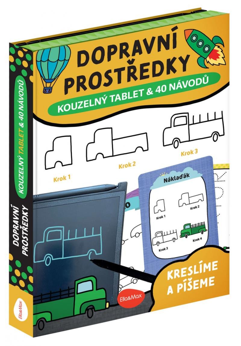 KOUZELNÝ TABLET & 40 NÁVODŮ - DOPRAVNÍ PROSTŘEDKY