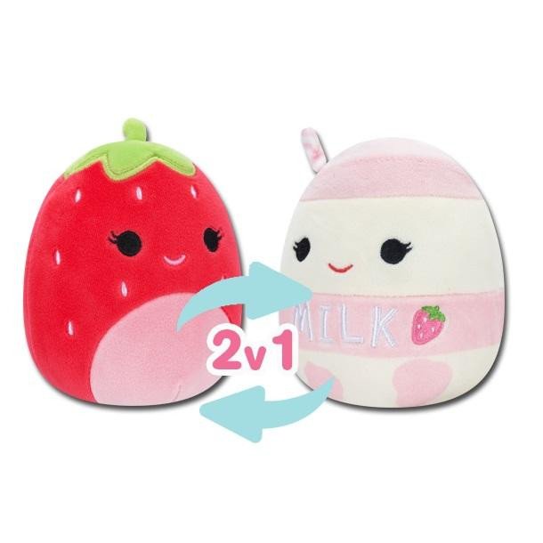 SQUISHMALLOWS 2V1 JAHODA SCARLET A JAHODOVÉ MLÉKO AMELIE