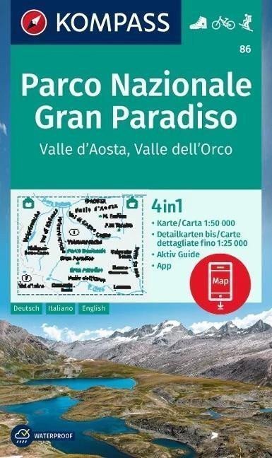 Obálka knihy PARCO NAZIONALE, GRAN PARADISO 1:50 000 (86) od autora <br>