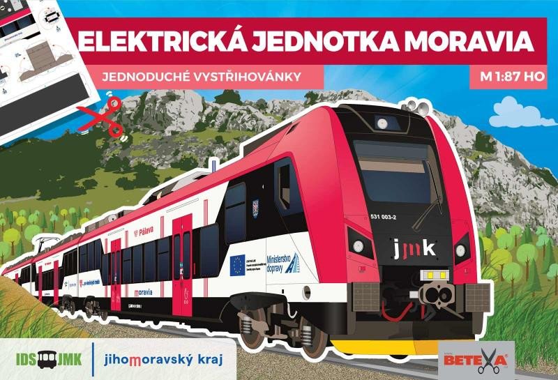 JEDNODUCHÁ VYSTŘIHOVÁNKA ELEKTRICKÁ JEDNOTKA MORAVIA