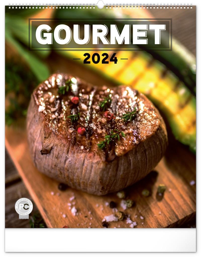 NÁSTĚNNÝ KALENDÁŘ 2024 GOURMET