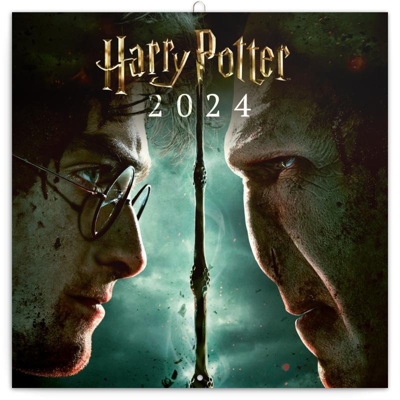 NÁSTĚNNÝ KALENDÁŘ 2024 HARRY POTTER POZNÁMKOVÝ