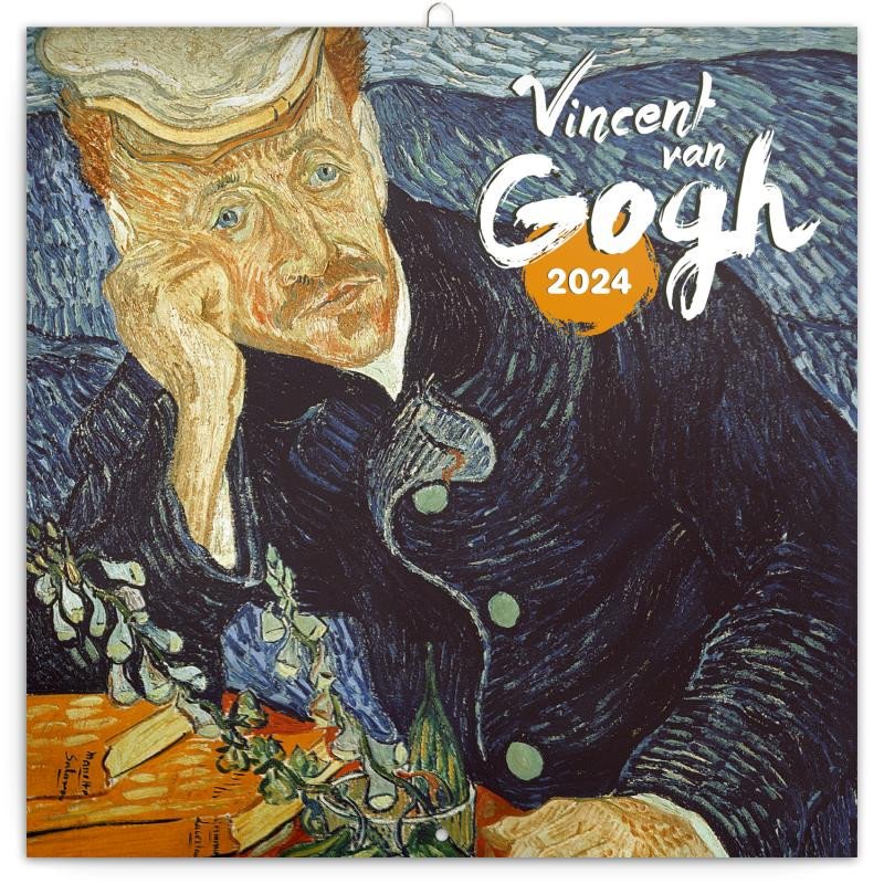 NÁSTĚNNÝ KALENDÁŘ 2024 VINCENT VAN GOGH POZNÁMKOVÝ