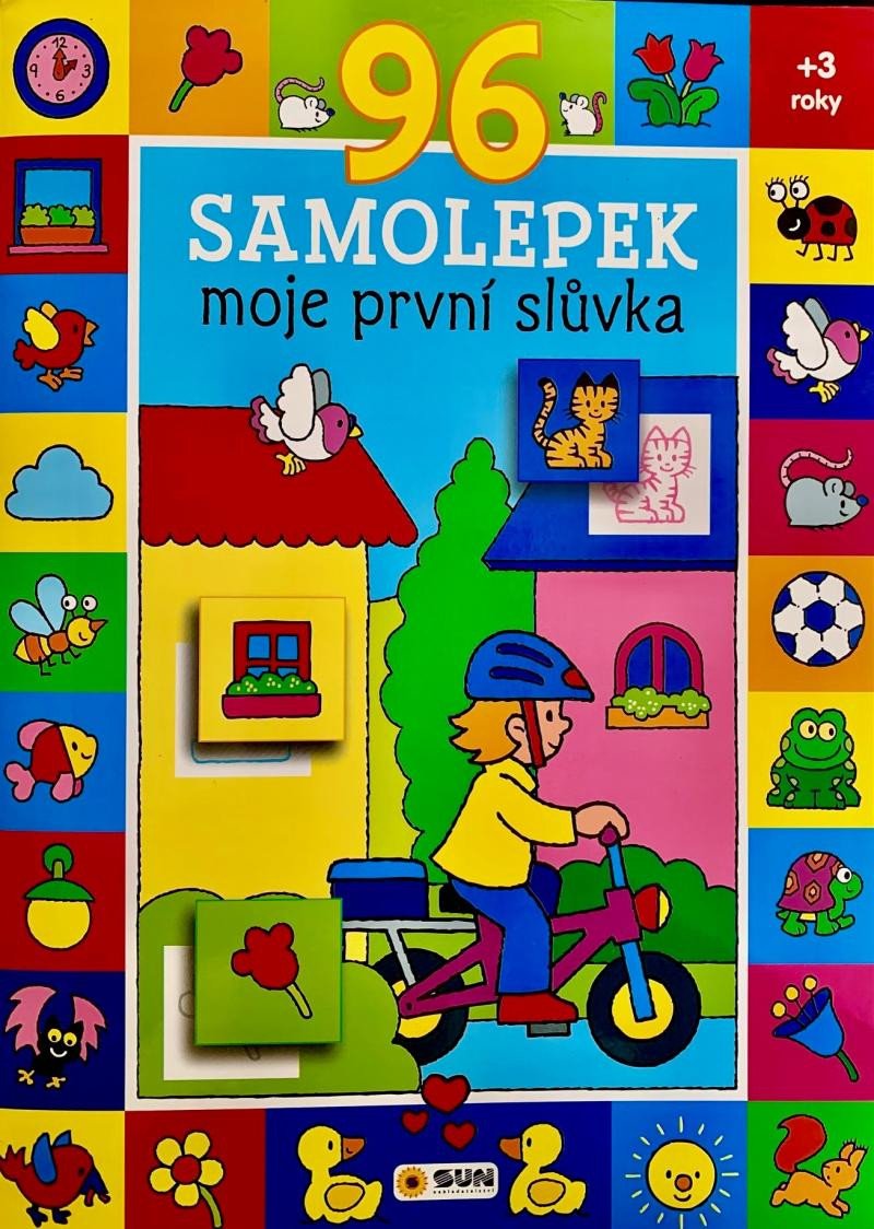 MOJE PRVNÍ SLŮVKA 96 SAMOLEPEK - KNIHA P