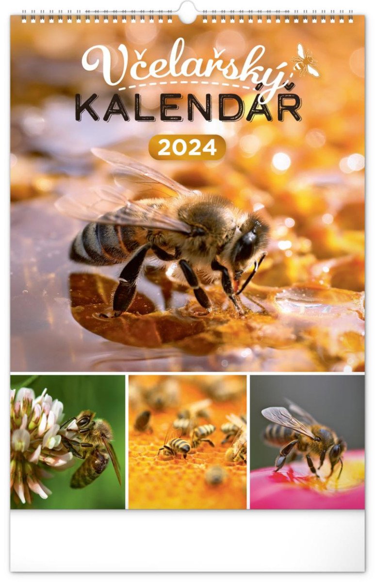 NÁSTĚNNÝ KALENDÁŘ 2024 VČELAŘSKÝ