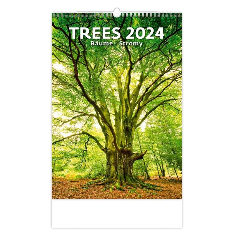 KALENDÁŘ TREES 2024 NÁSTĚNNÝ