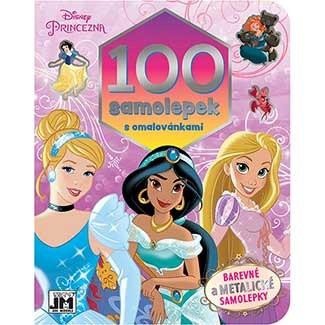 100 SAMOLEPEK S OMALOVÁNKAMI - DISNEY PRINCEZNY