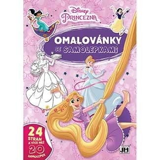 OMALOVÁNKY SE SAMOLEPKAMI DISNEY PRINCEZNY