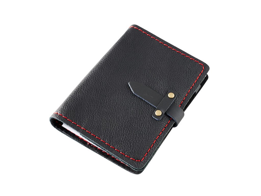 Obálka knihy KOŽENÝ DIÁŘ A6 ČERNÝ MONTANA od autora <br>