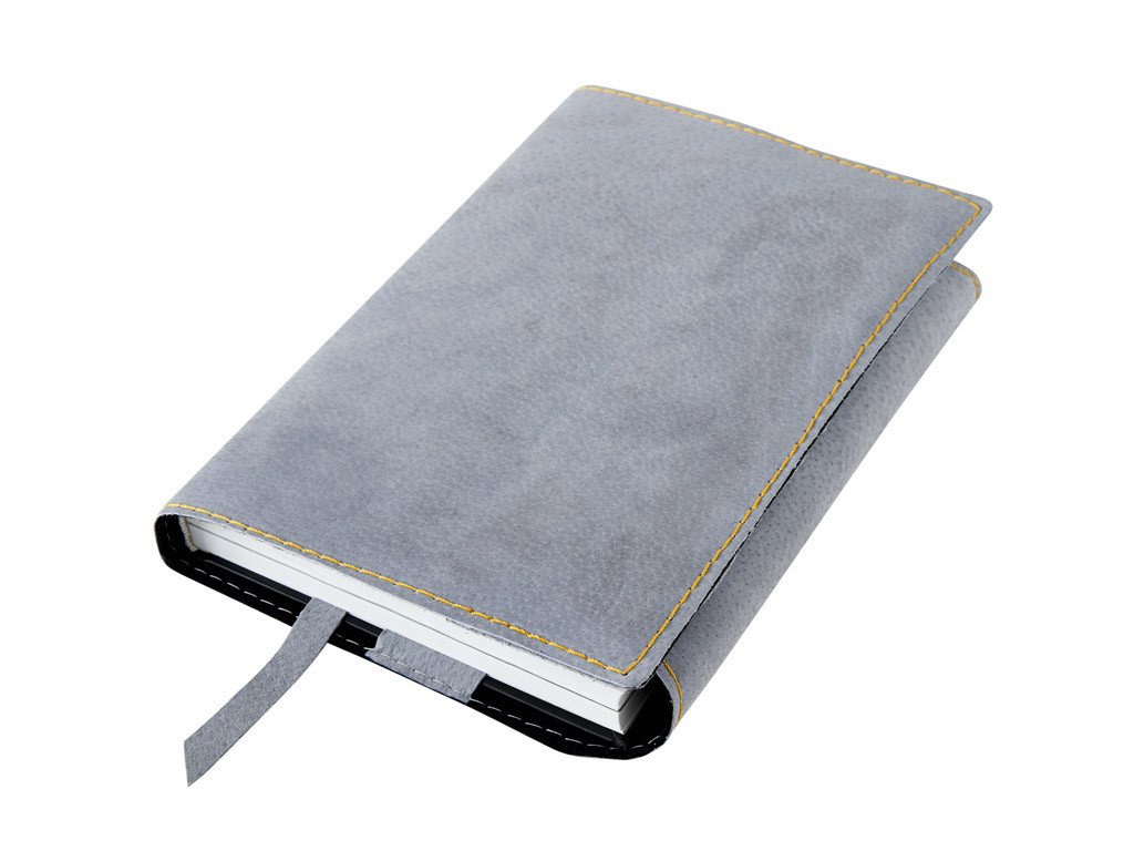 Obálka knihy KOŽENÝ OBAL PRO VAŠI KNIHU D236 ŠEDÝ od autora <br>