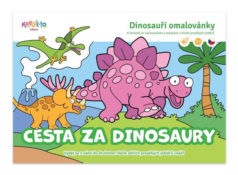 OMALOVÁNKY CESTA ZA DINOSAURY