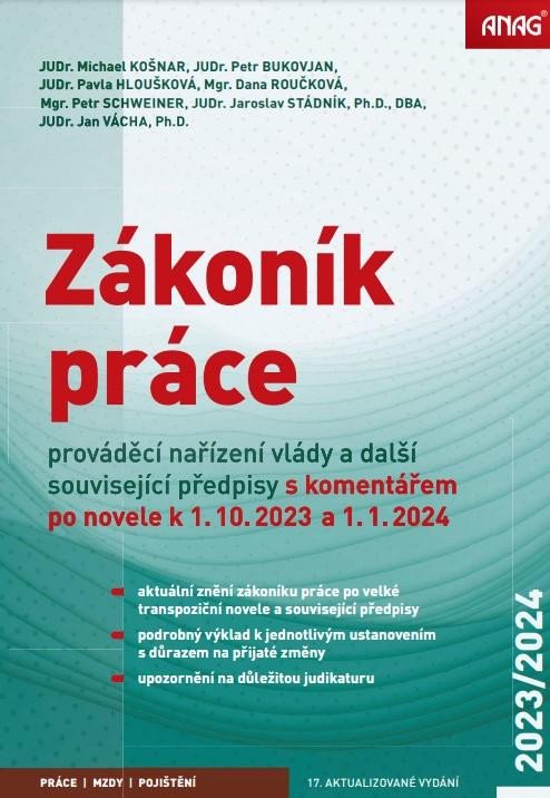 ZÁKONÍK PRÁCE 2023/2024