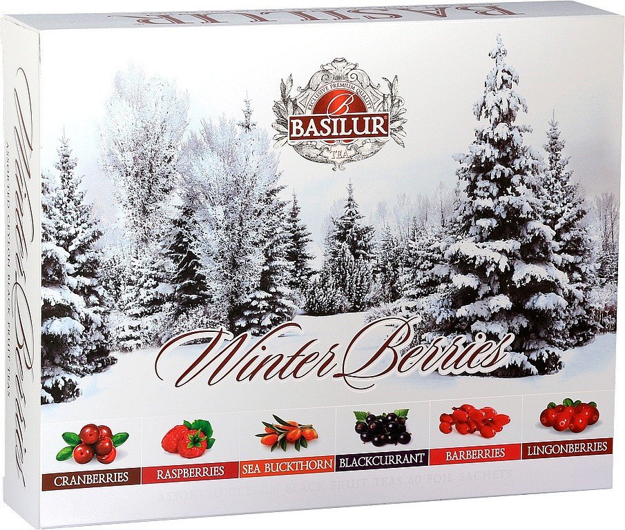 ČAJ BASILUR 7406 WINTER BERRIES [60 SÁČKŮ]