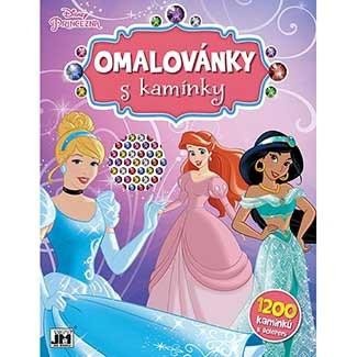 OMALOVÁNKY S KAMÍNKY - DISNEY PRINCEZNY