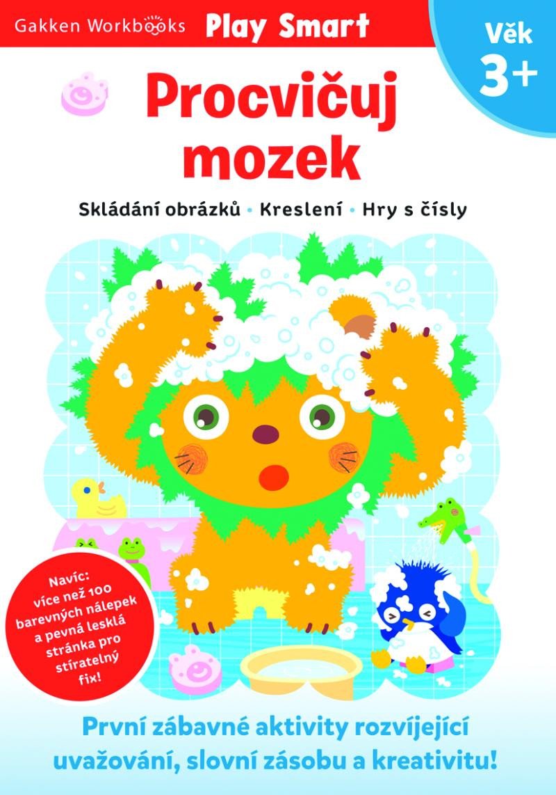 PROCVIČUJ MOZEK 3+ (SKLÁDÁNÍ OBRÁZKŮ,KRESLENÍ,HRY S ČÍSLY)