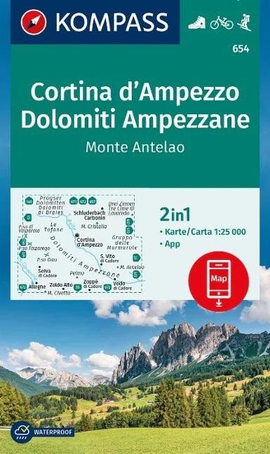 CORTINA D’AMPEZZO 1:25 000 /654/