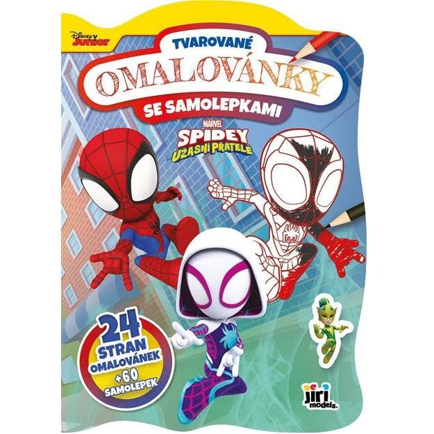 SPIDEY - TVAROVANÉ OMALOVÁNKY SE SAMOLEPKAMI