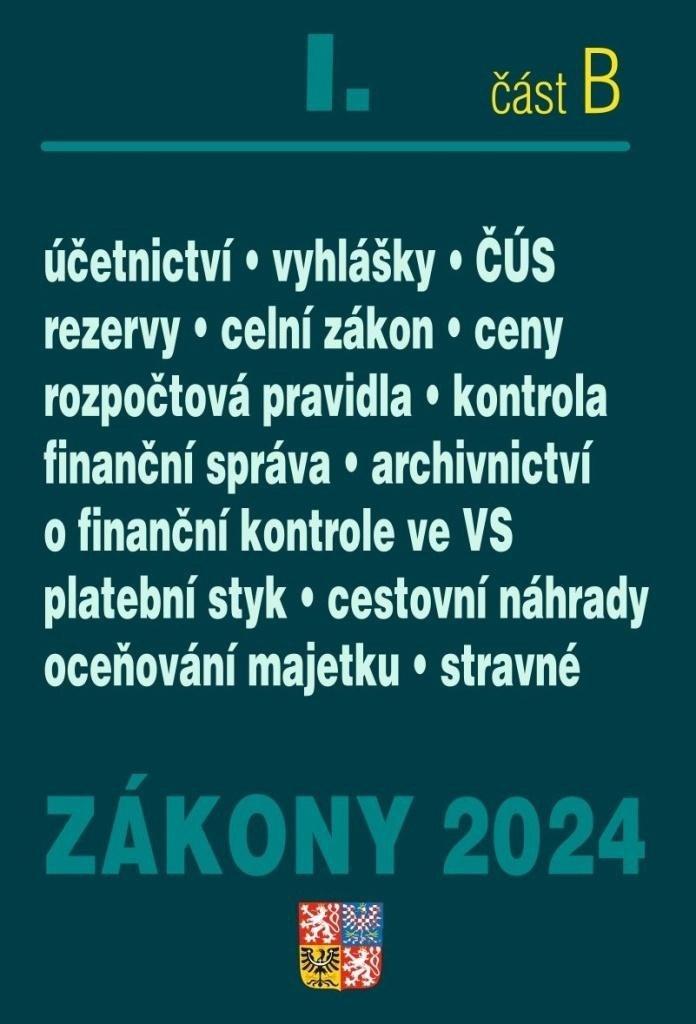 ZÁKONY 2024 I.B ÚČETNICTVÍ. VYHLÁŠKY