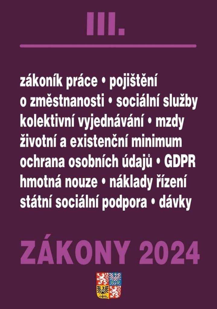 ZÁKONY 2024 III. ZÁKONÍK PRÁCE